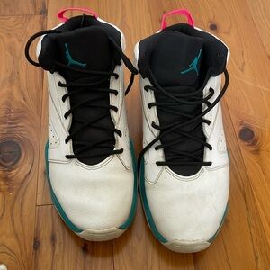 NIKE Jordan Lift Off White Turbo Green-Black South Beach -Size 9.5